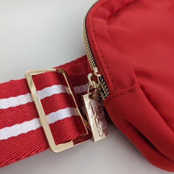 NWT! Lilly Pulitzer Jeanie Belt Bag In Amaryllis Red - Picture 3 of 14